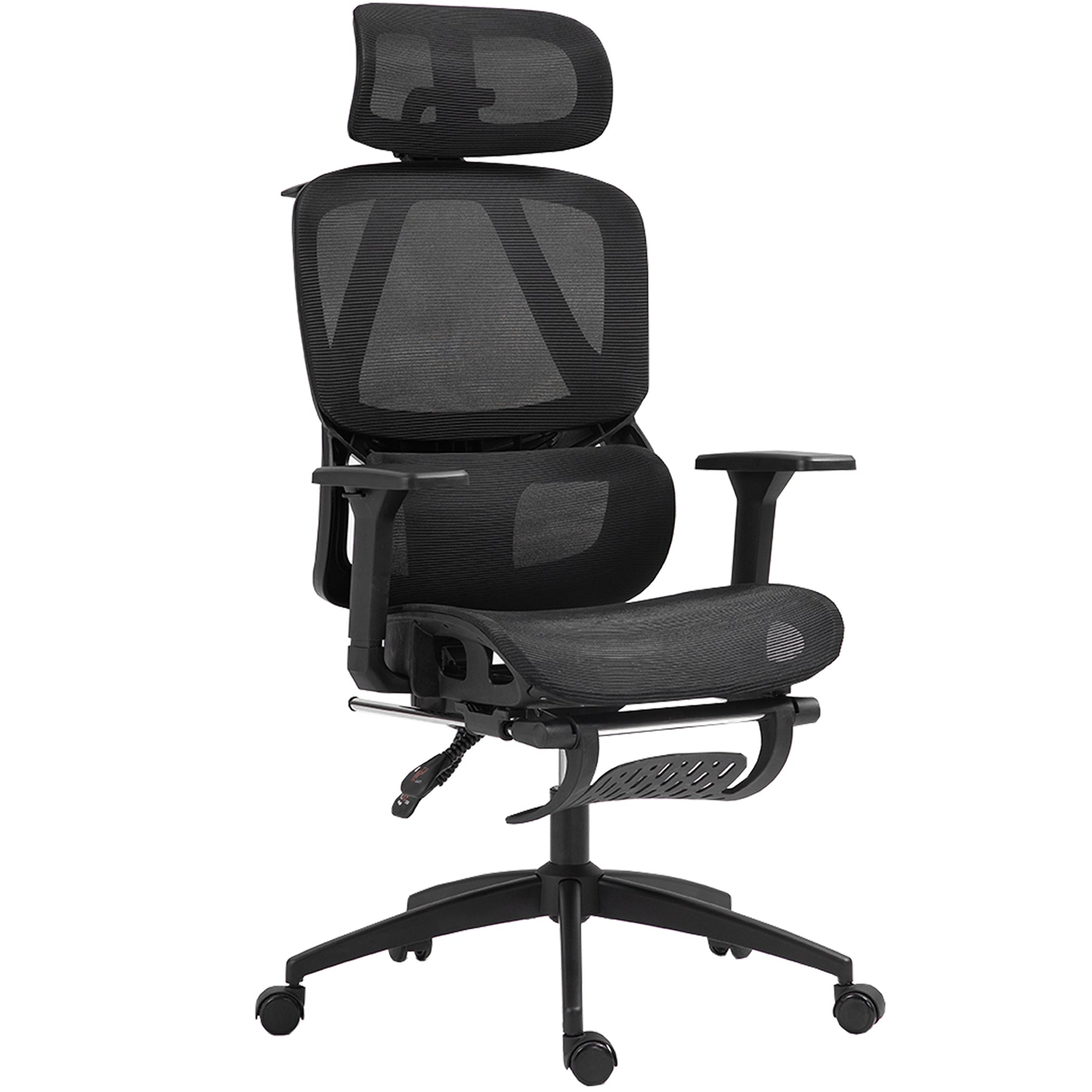 Silla Ergonómica OUO T20 para Oficina | Base de Acero Reforzado y Reposapiés Extensible