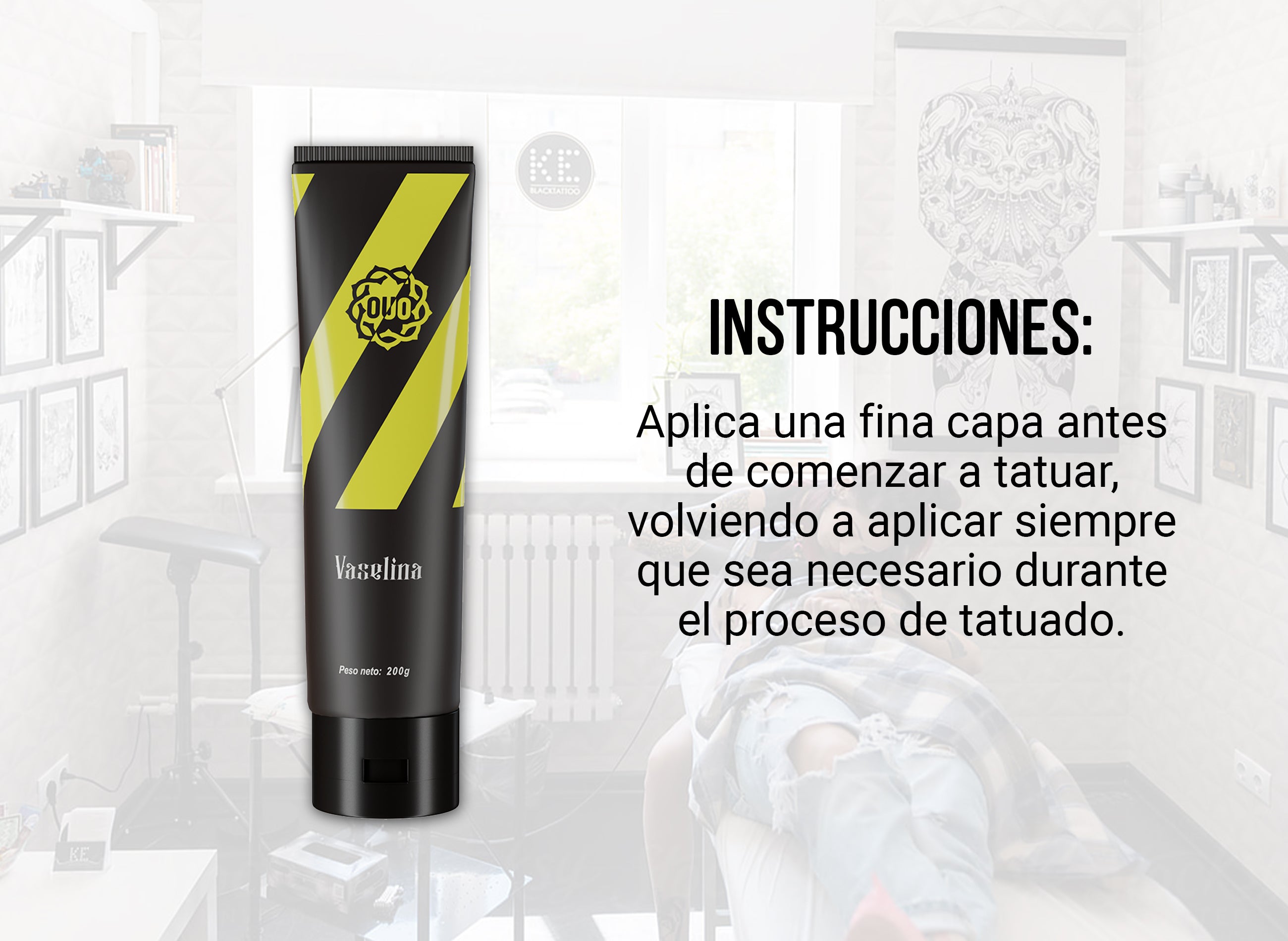 Vaselina OUO para Tatuar | Curación Rápida y Cuidado Posterior 100% Natural