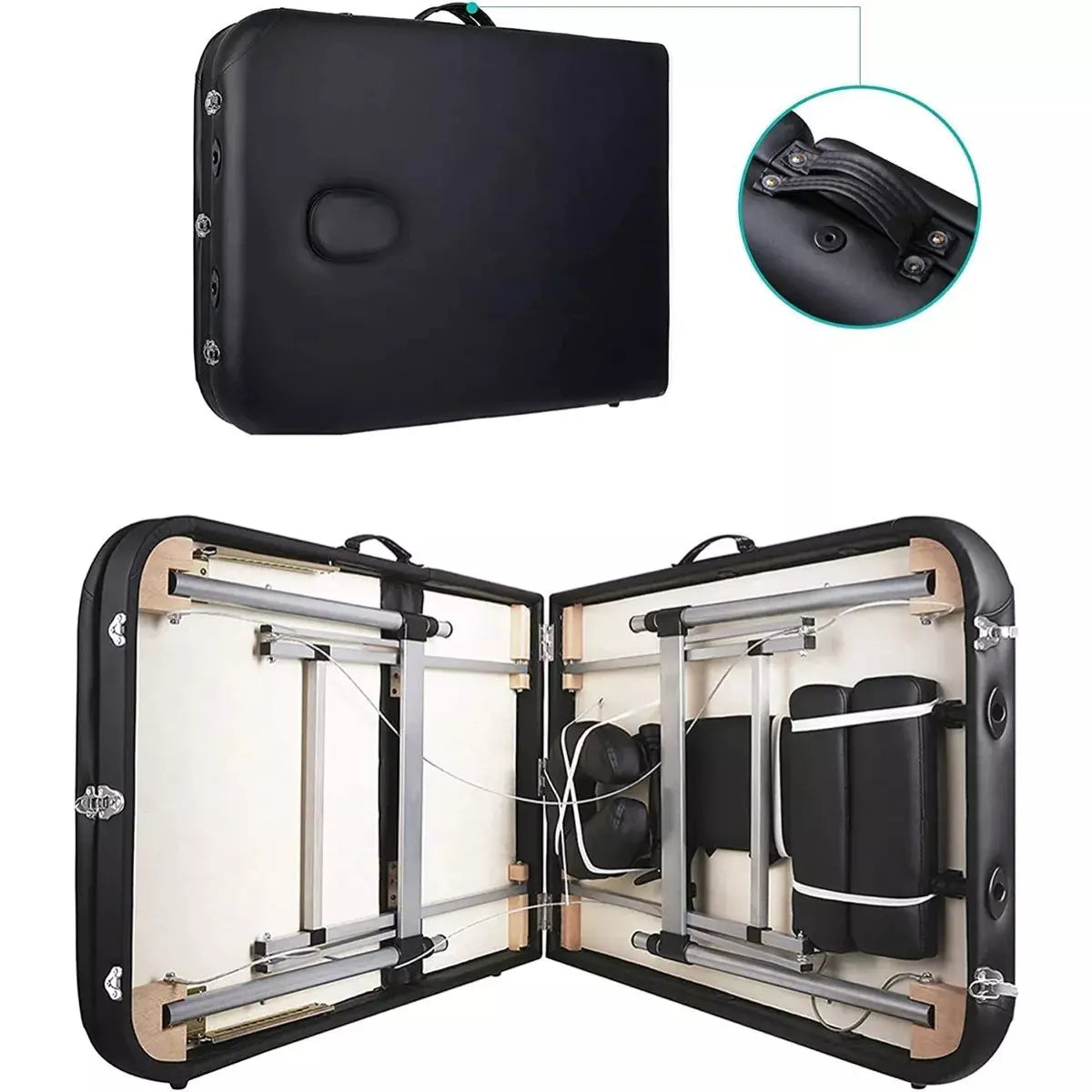 Camilla Portátil Ajustable OUO | Plegable, Ergonómica y Multiusos