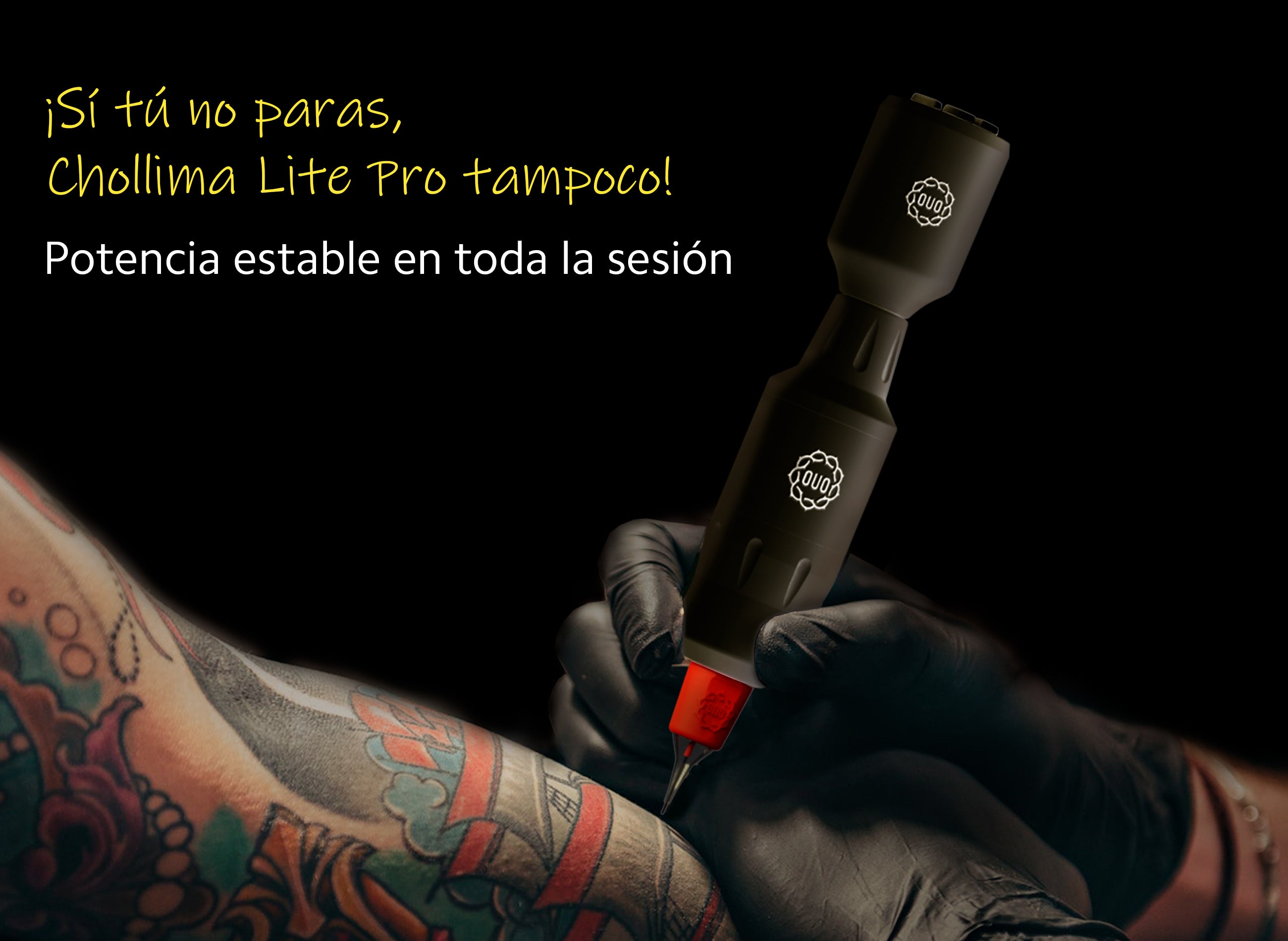 Batería Inalámbrica para tattoo OUO Chollima Lite Pro Ligera 44g