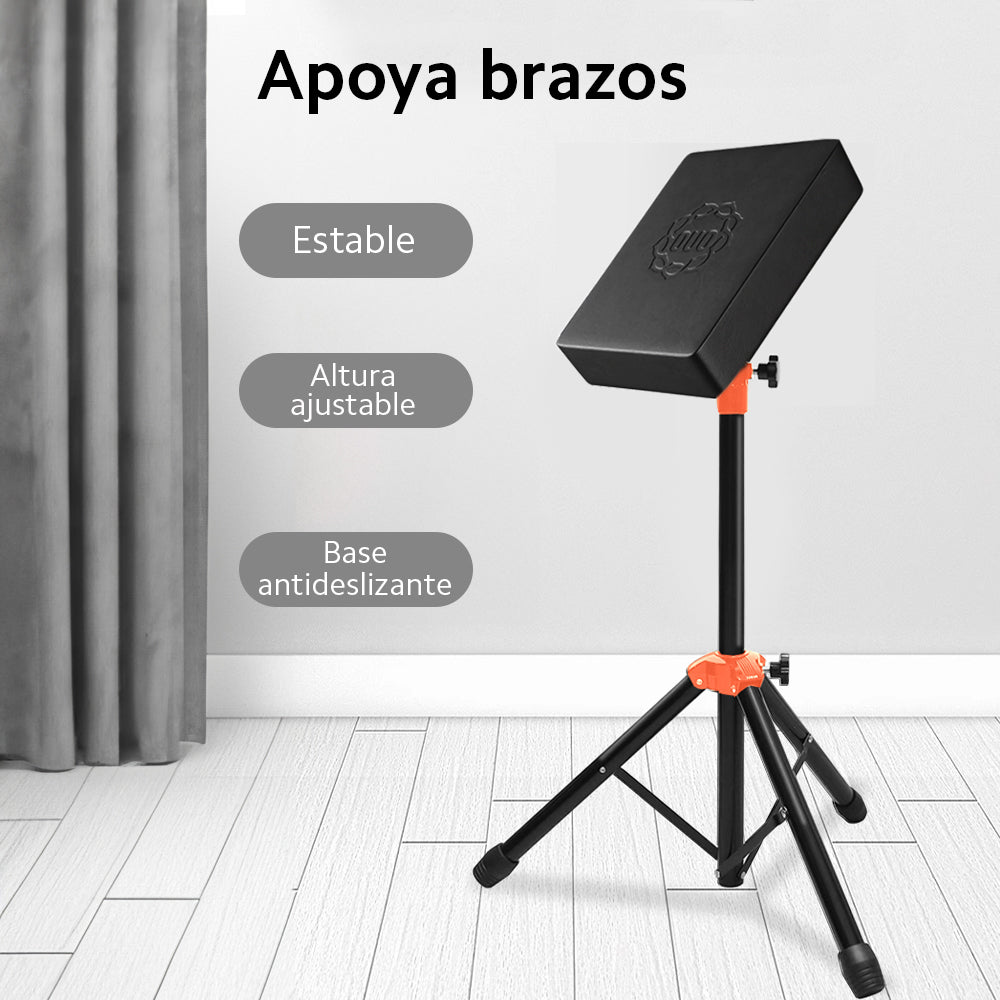 Descansa Brazos para Tatuar by OUO | Trípode de Acero Ajustable, Portátil y Diseño Ergonómico para Sesiones Prolongadas