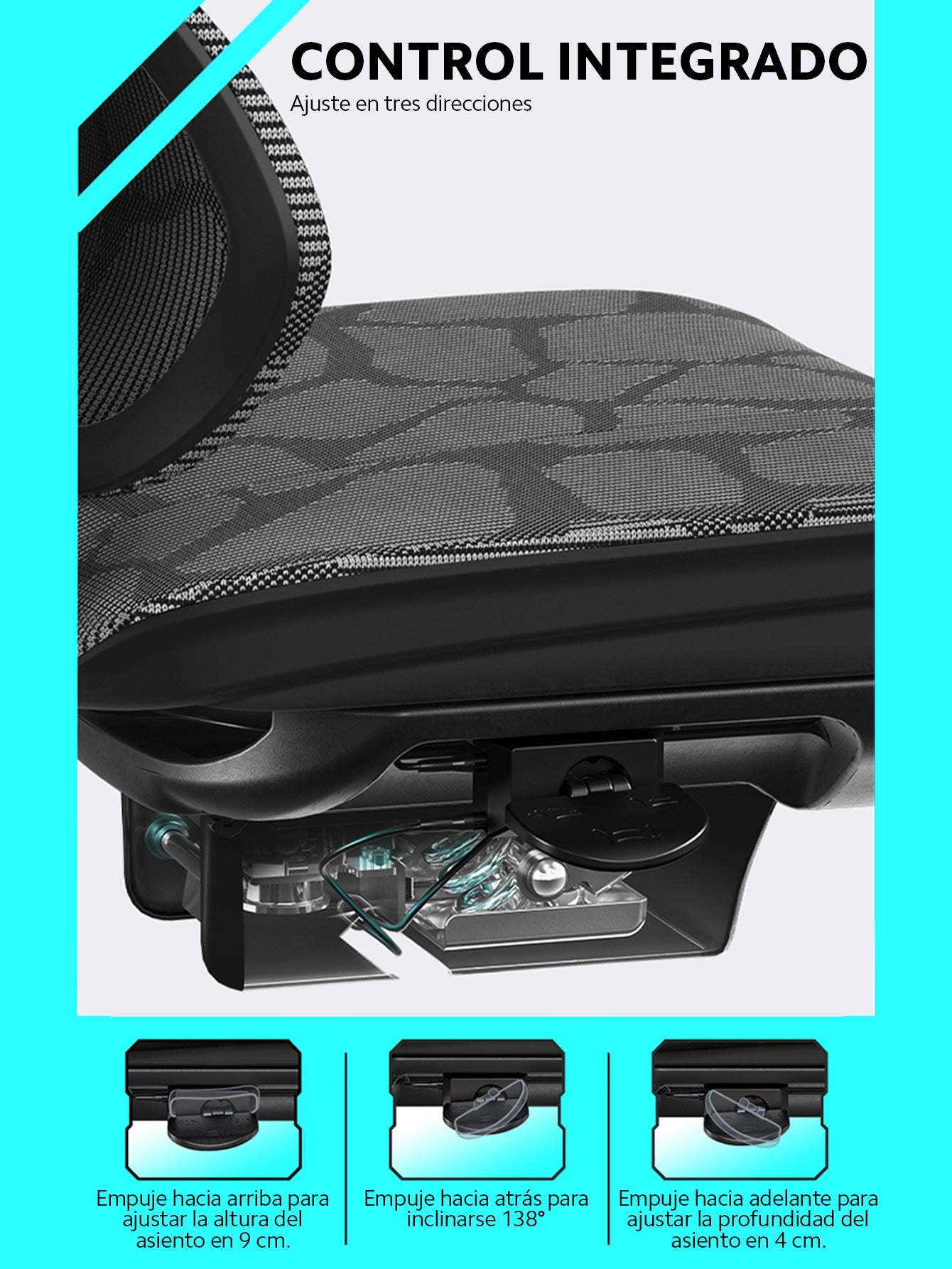 SILLA GAMER CON CONTROL INTELIGENTE OUO SIHOO X5PRO