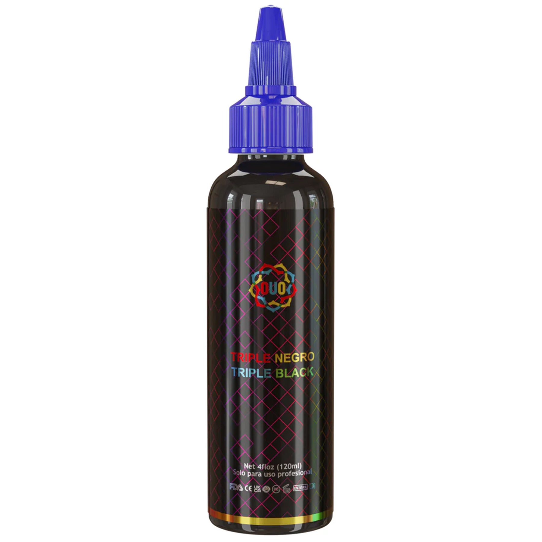 Tinta para Tatuar OUO Triple Negro | Pigmentación Intensa y Profesional (120ml)