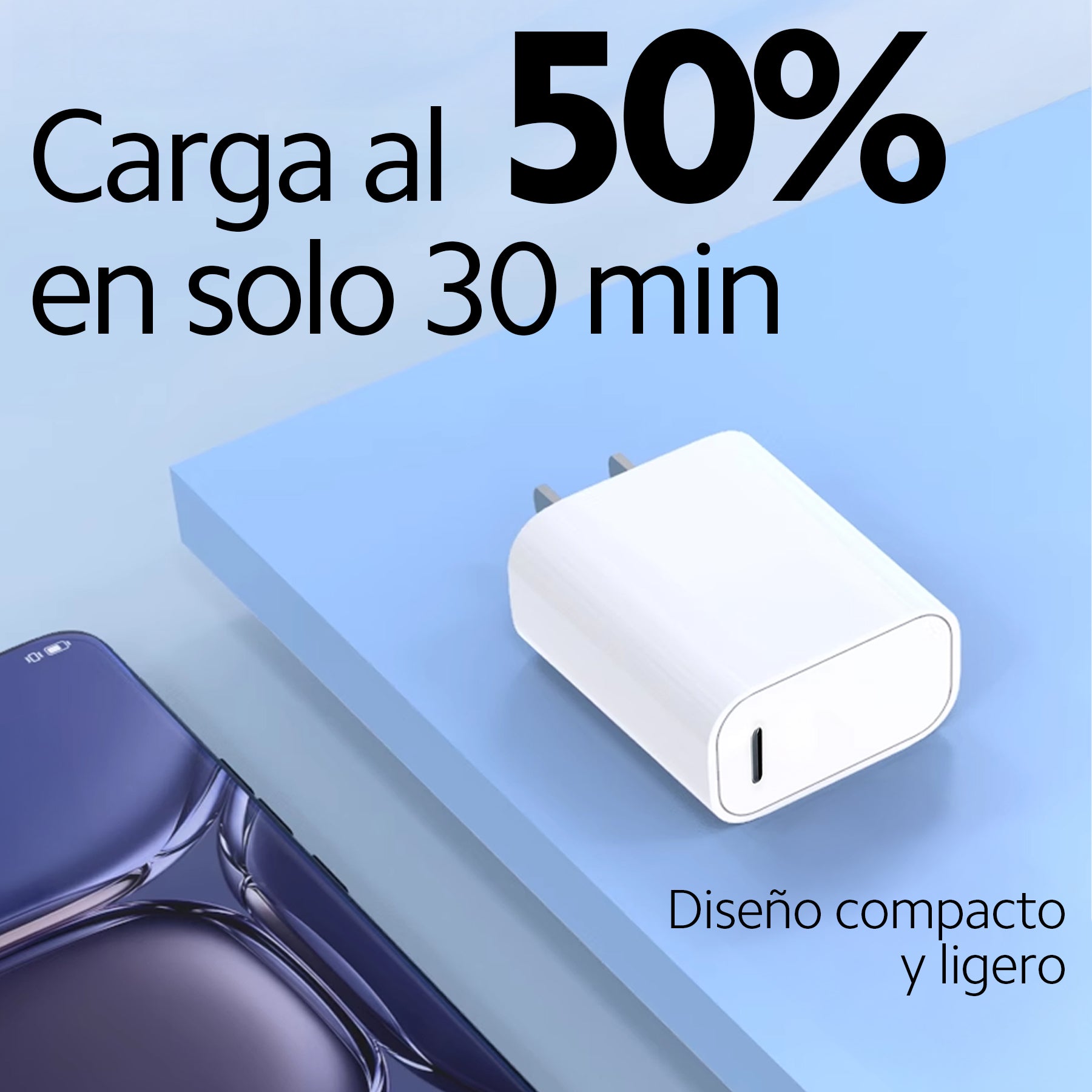 OUO M20 Cargador Tipo C 20W de Carga Rápida Power Delivery con Cable 1m para Celular, Dispositivos electrónicos y Máquinas de Tatuaje: Coracias 2 y Acepen 3