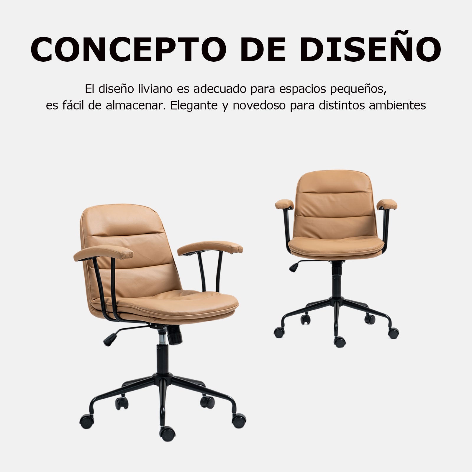 Silla de Oficina Giratoria OUO T1018 | Respaldo Mecedor 105° y Diseño Ergonómico