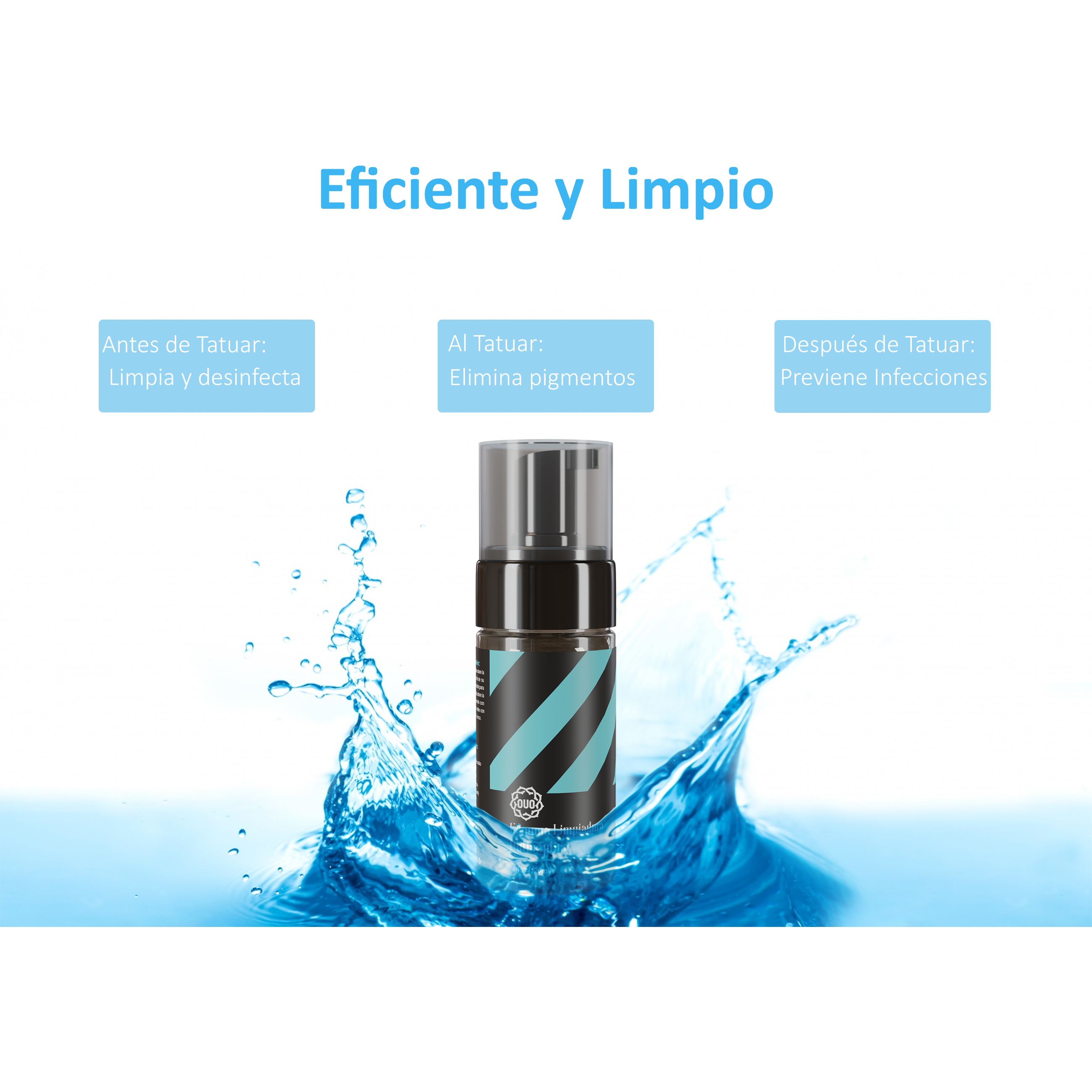 ESPUMA ANTISÉPTICA 120ml OUO